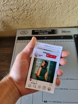 📸FOTO INSTAGRAM 9 Unidades - Cabe na capinha do celular - Alta qualidade - Com legendas 📷